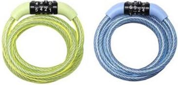 Cablu antifurt din otel cu cifru, Masterlock, 8143EURDPROCOL, 1,2mx8mm, albastru