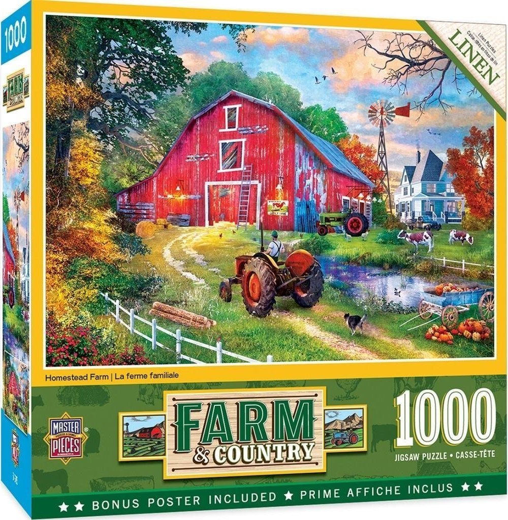 Puzzle 1000 piese Master Pieces - Homestead Farm