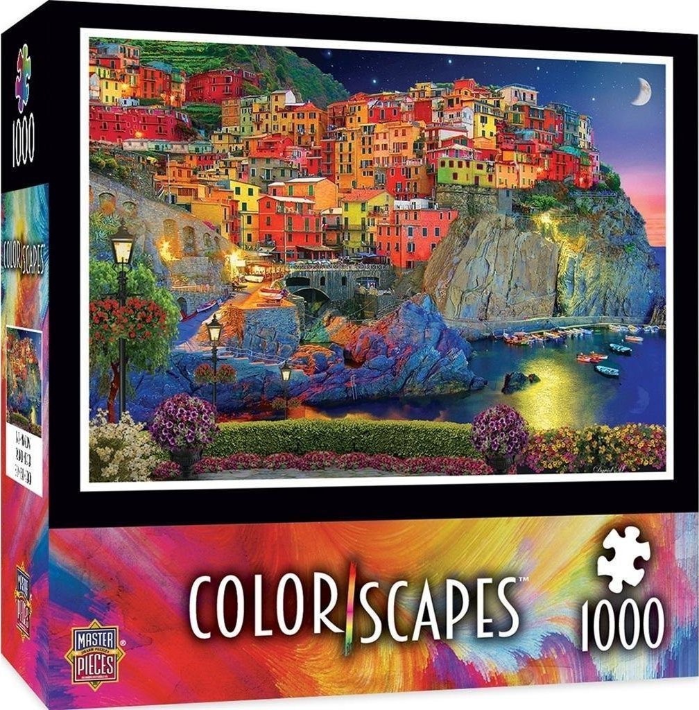 Capodopere Puzzle 1000 Italia, Cingue Tere - Manarola