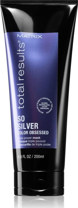 MATRIX Total Results So Silver Color Obsessed Mask masca de racire pentru culoarea parului 200ml