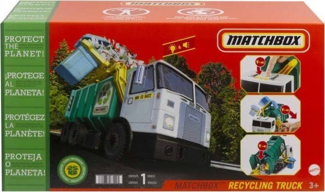 Mattel MEGA BLOKS Camion de gunoi pentru reciclare HHR64 p1 MATTEL