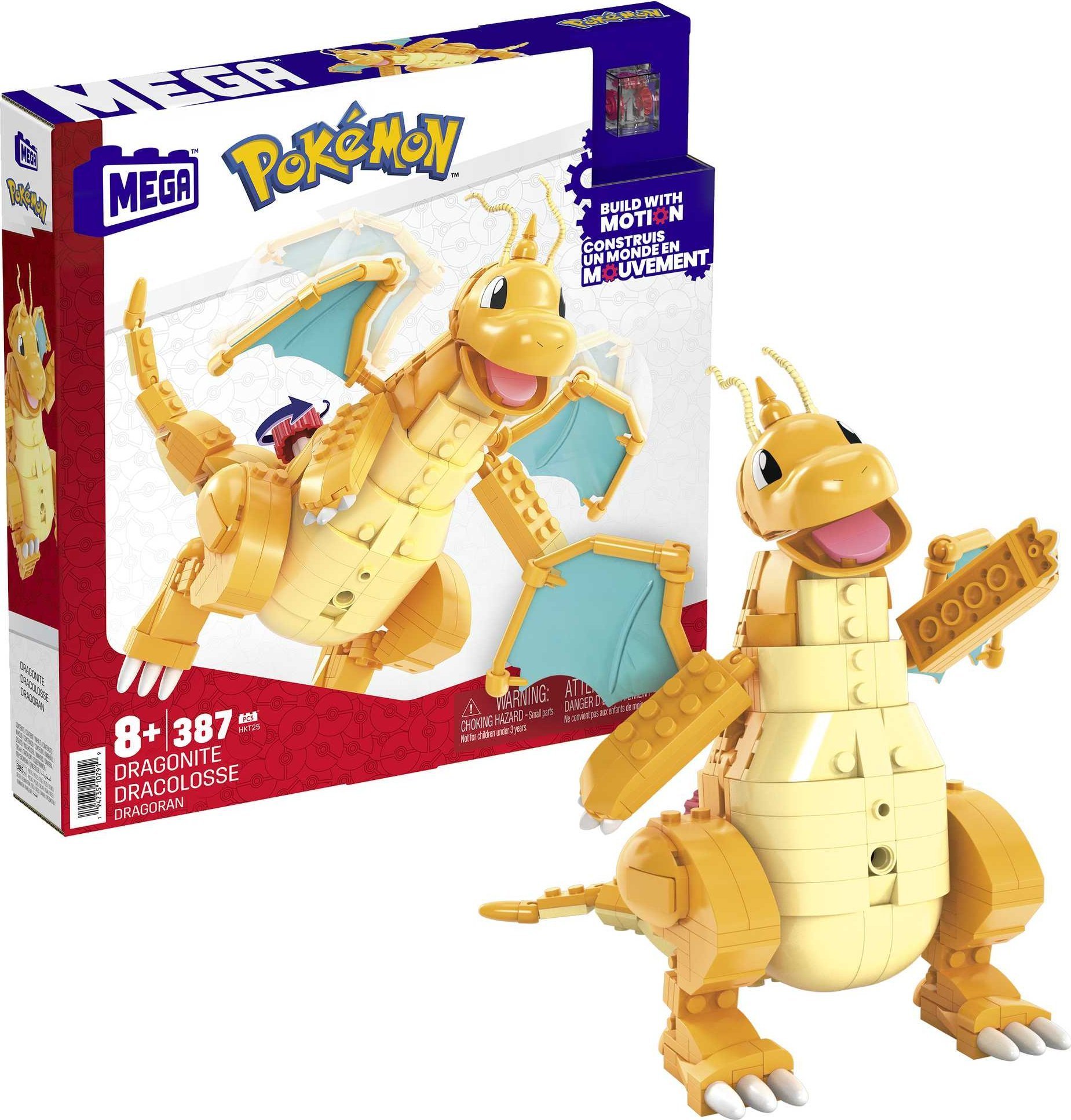 Mattel Mega Construx Pokemon Dragonite HKT25 387el