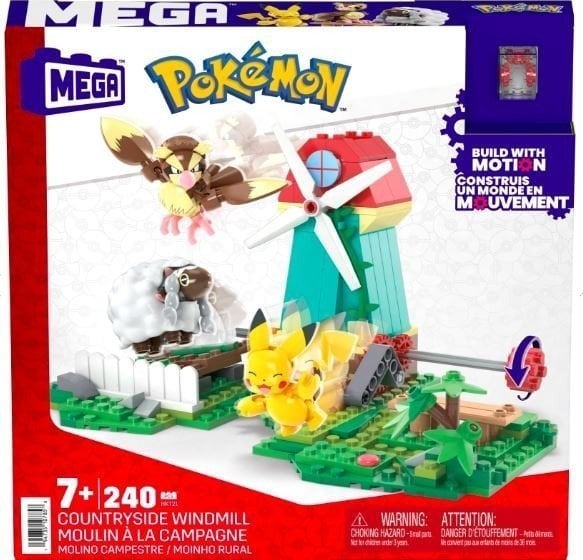 Mattel Mega Construx Pokemon Moara de vânt rural HKT21