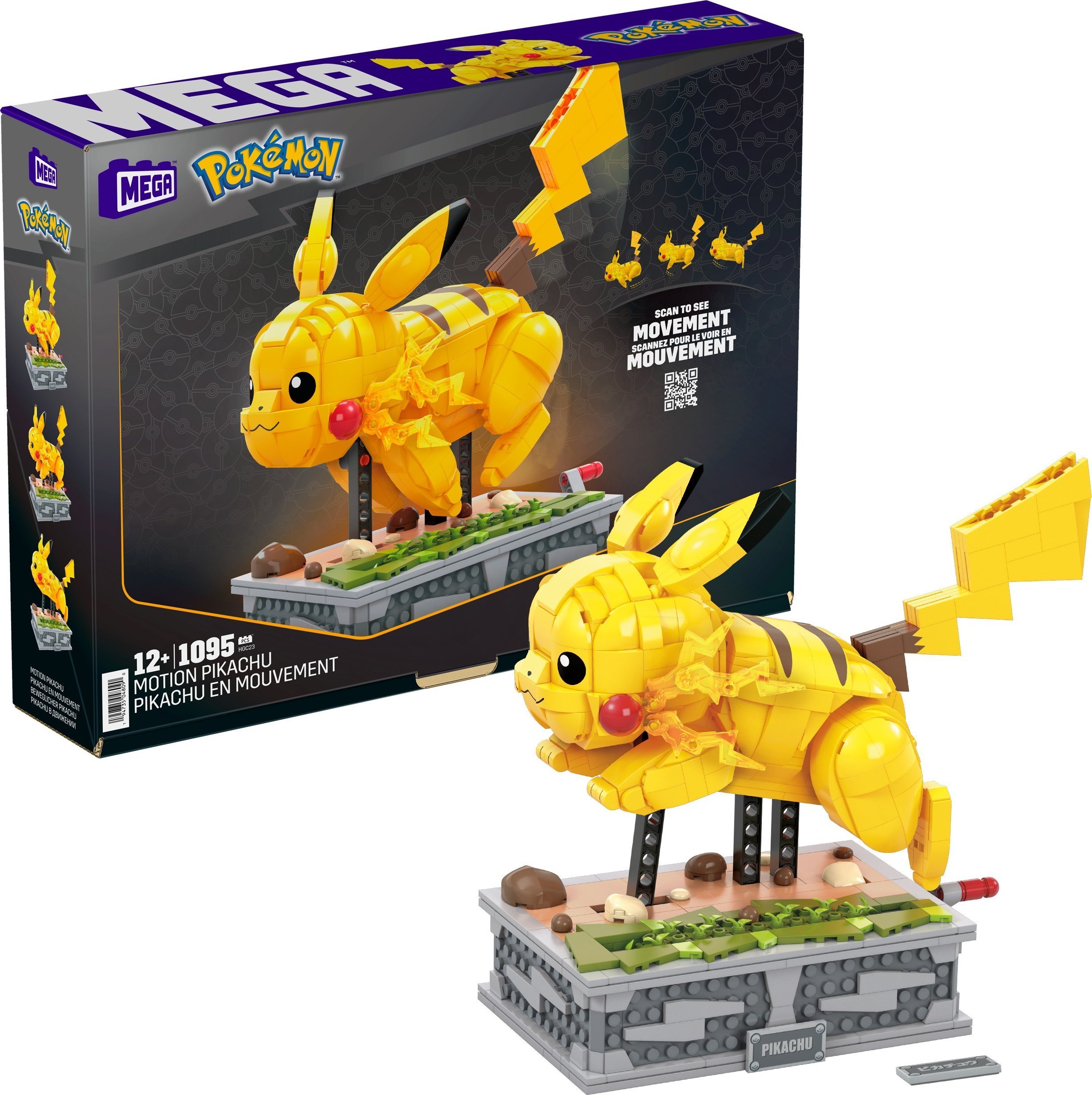 Mattel MEGA Pikachu Pokemon de colecție construibil HGC23