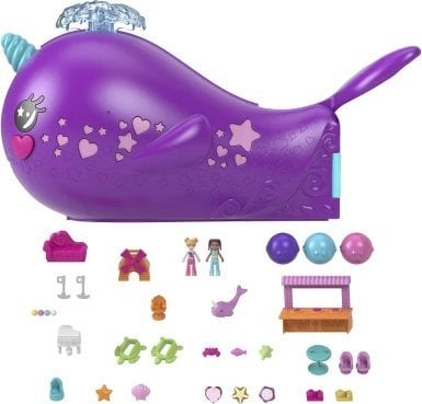 Submarinul Mattel Polly Pocket Narwhal (HKV71)