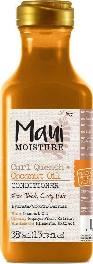 Maui Moisture MAUI MOISTURE_Curl Quench+ Conditioner odżywka do włosów grubych i kręconych Coconut Oil 385ml