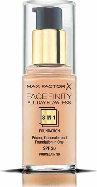 Fond de ten Max Factor Facefinity All Day Flawless 3in1 SPF20 - 30 Porcelain