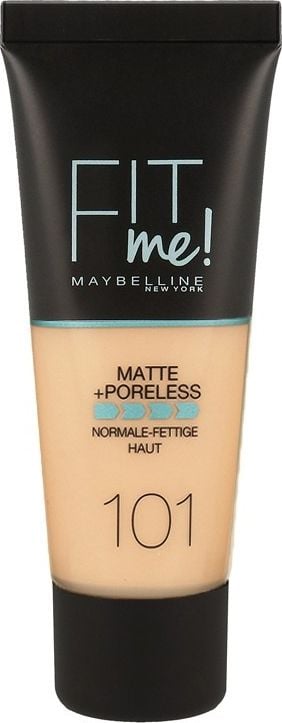 Maybelline New York Fit Me Matte & Poreless Foundation 101 True Ivory 30ml