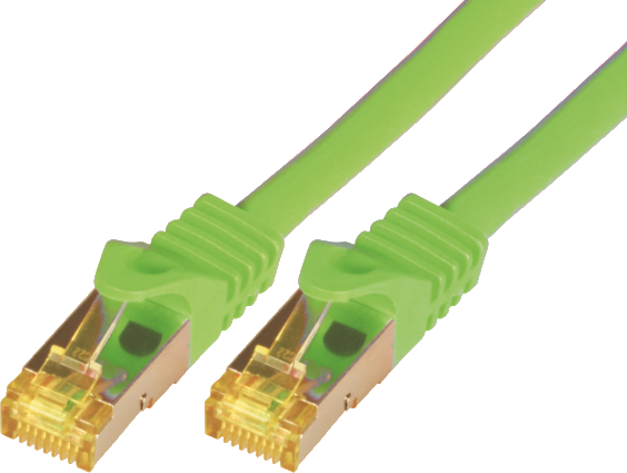 Cablu mcab Patchcord CAT7, S-FTP PIMF, LSZH 1m, verde (3739)