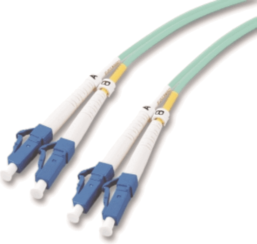 Cablu mcab Fibră optică, DUPLEX, LC-LC, 50/125, OM3, LSZH, 1m, verde (7003301)