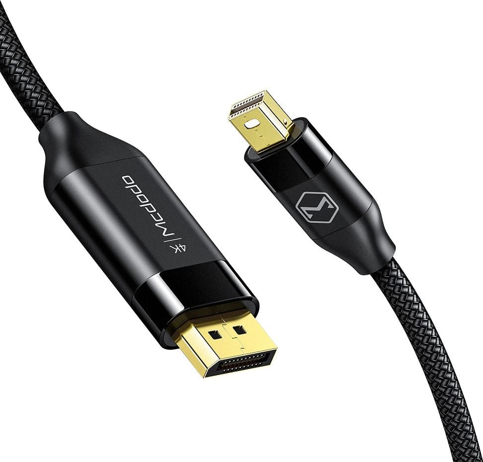 Mcdodo DisplayPort Mini - cablu DisplayPort 2m negru (MDD65)
