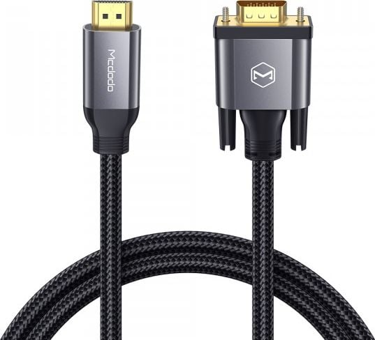 Mcdodo HDMI - cablu D-Sub (VGA) 2m gri (79827)