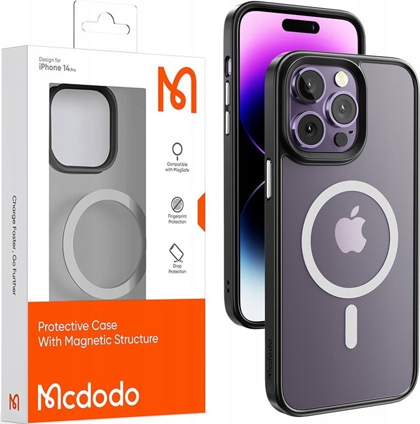 Mcdodo McDodo Etui Magnetyczne do iPhone 14 czarne