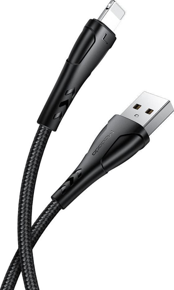 Mcdodo USB-A - Cablu USB Lightning 1,2 m negru (MDD53)