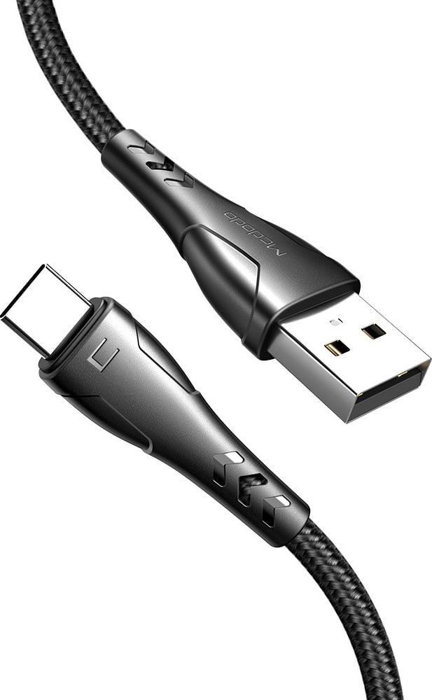 Mcdodo USB-A - USB-C cablu USB 1,2 m negru (CA-7461)