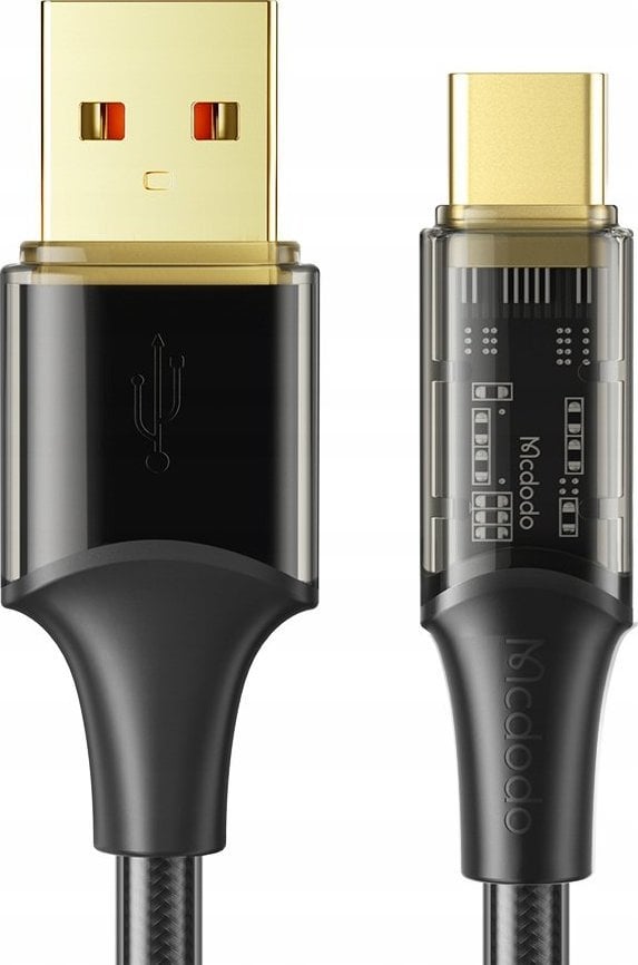 Mcdodo USB-A - USB-C cablu USB 1,2 m negru (MDD41)