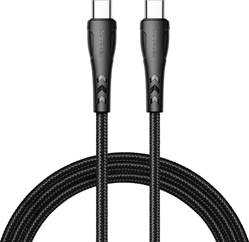 Mcdodo USB-C - cablu USB-C 1,2 m negru (MDD63)
