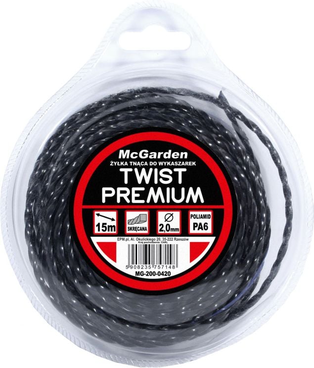 Fibers pentru toppers TWIST premium 2.4mm 15M [jm.SZT] - MG-200-0424