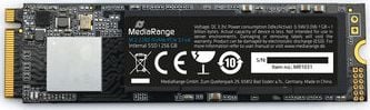 MediaRange 256 GB M.2 2280 PCI-E x4 Gen3.1 NVMe SSD (MR1031)