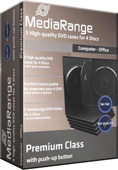 Cutia MediaRange 4er DVD (BOX35-4)