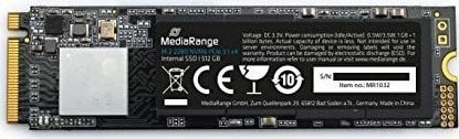 MediaRange 512 GB M.2 2280 PCI-E x4 Gen3.1 NVMe SSD (MR1032)