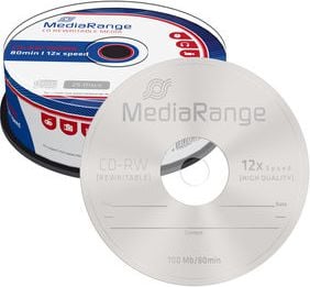 MediaRange CD-RW 700 MB 12x 25 sztuk (MR235-25)