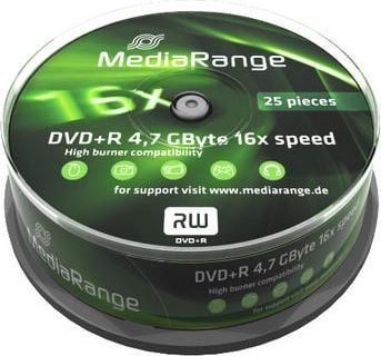 MediaRange DVD-R 4,7 GB 16x25 buc (MR404)