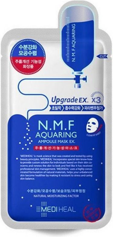 MEDIHEAL NMF Aquaring Ampoule Mask EX masca hidratanta faciala fiola 27ml