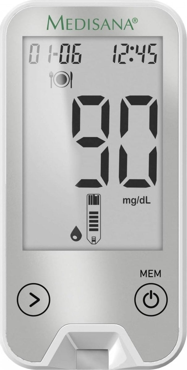 Dispozitiv de măsurare a glicemiei Medisana MediTouch 2 Connect,gri