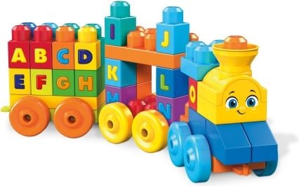 Mega Bloks Abc Train cu sunete (FWK22)