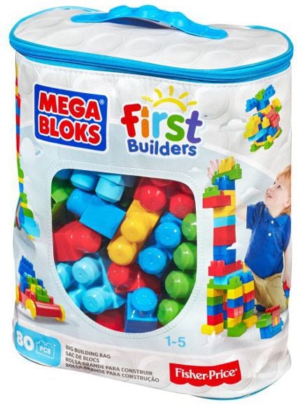 Mega Bloks First Builders - Geantă albastră (CYP72/DCH63)