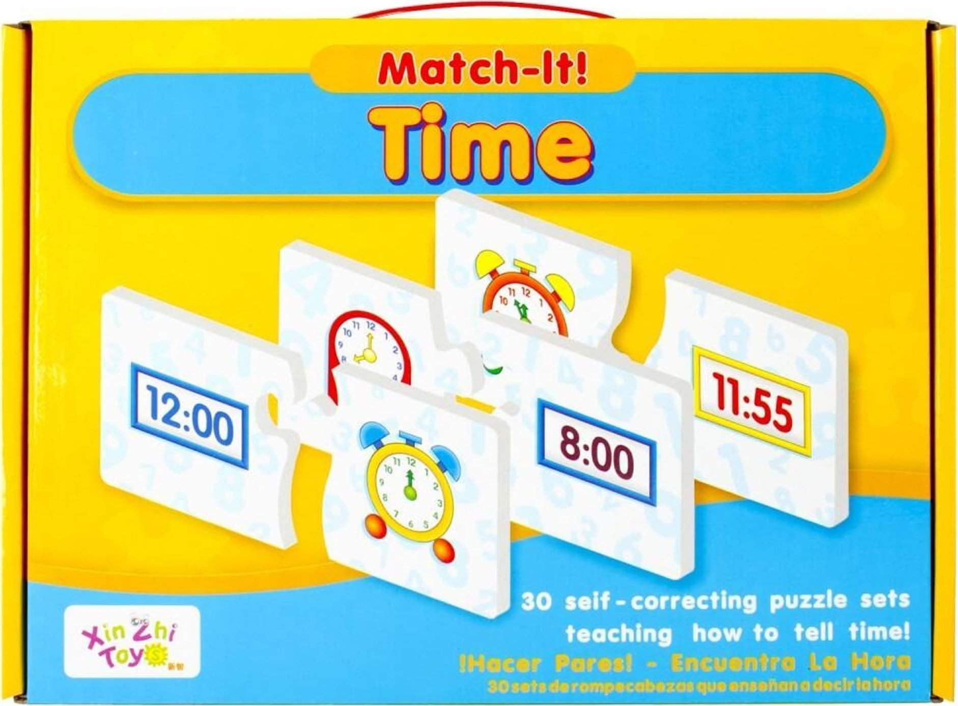 Mega Creative GAME EDUK PUZZLE CLOCK 29X22X6 MC PUD 24/48 PG