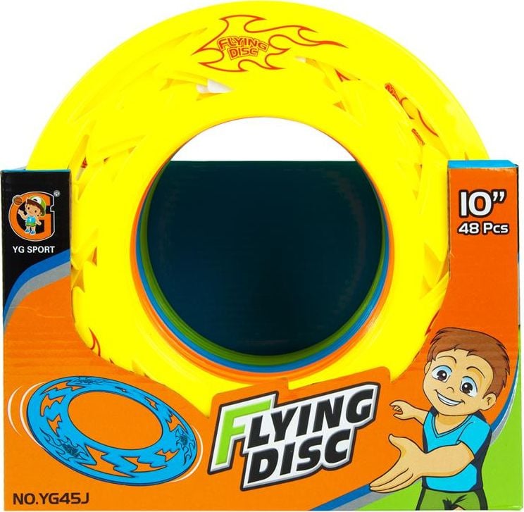 Mega Creative -MC FLYING DISK 26CM MIX4 48/216/576