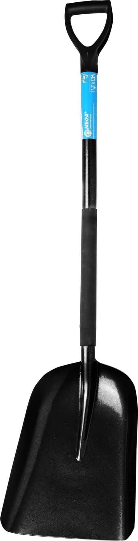 Lopata tip DY Mega, maner metalic 1220 mm, 278 x 325 mm