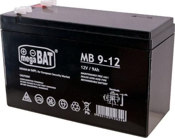 Baterie MegaBat 12V/9Ah (MB 9-12)