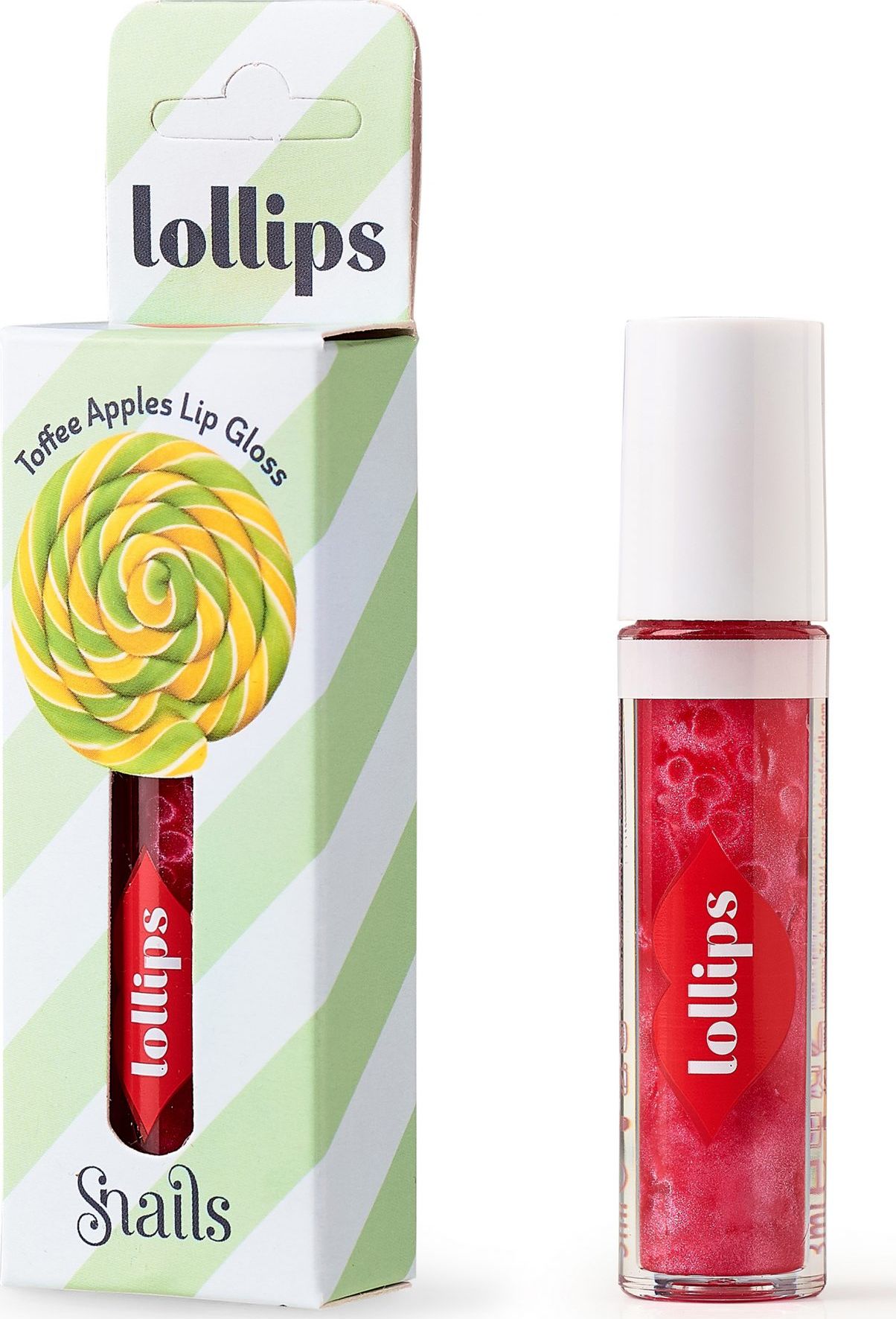 Melcii Lollips Lip Gloss - Mere Toffee pentru copii, 3ml