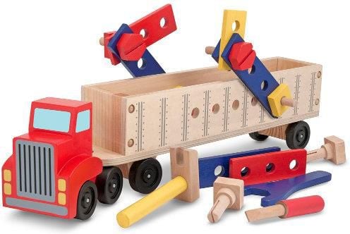 Melissa & Doug Set de construcții Big Truck (12758)