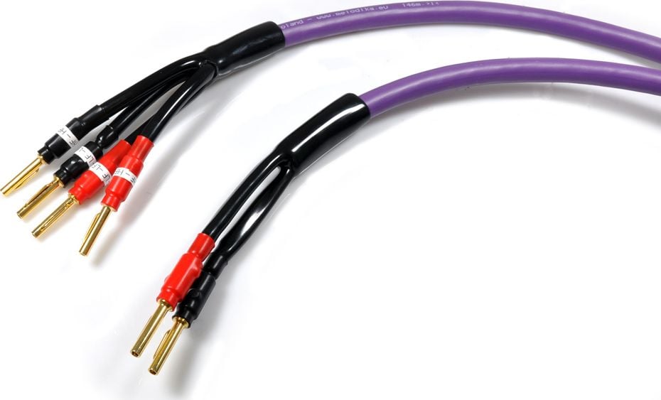 Melodika MDBW41530 cablu difuzor bi-cabluri 2x1.5 4N OFC clasa 2x4mm2 3m + - 2 buc