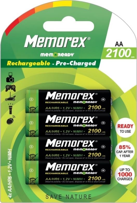 Memorex Reîncărcabil AA / R6 4 buc.