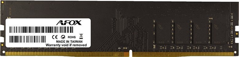 Memoria RAM AFOX, AFLD34BN1P, DDR3, 4 GB, 1600 mhz