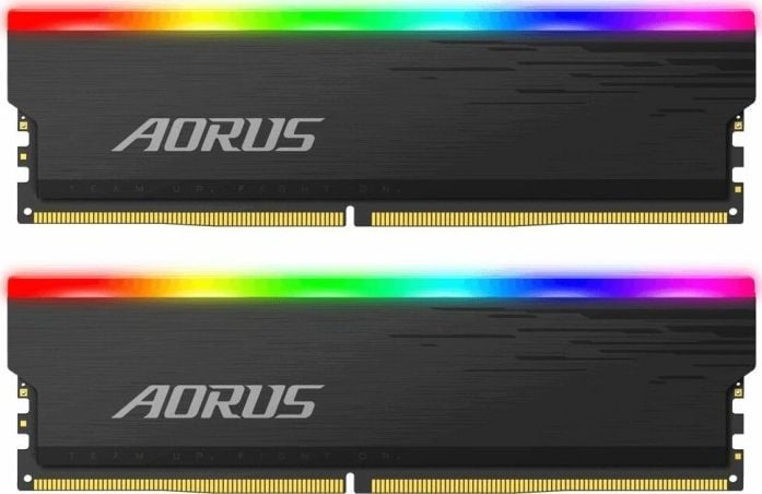 Memorie Gigabyte AORUS RGB, DDR4, 16GB, 3733MHz, CL19 (GP-ARS16G37)