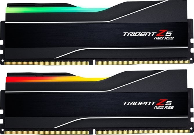 Memorie G.SKILL Trident Z5 Neo RGB Black 32GB(2x16GB) DDR5 PC5-48000 6000MHz CL36 F5-6000J3636F16GX2-TZ5NR