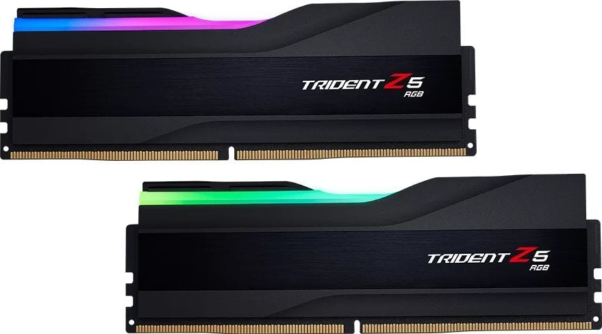 Memorie G.Skill Trident Z5 RGB, DDR5, 64GB, 6400MHz, CL32 (F5-6400J3239G32GX2-TZ5RK)