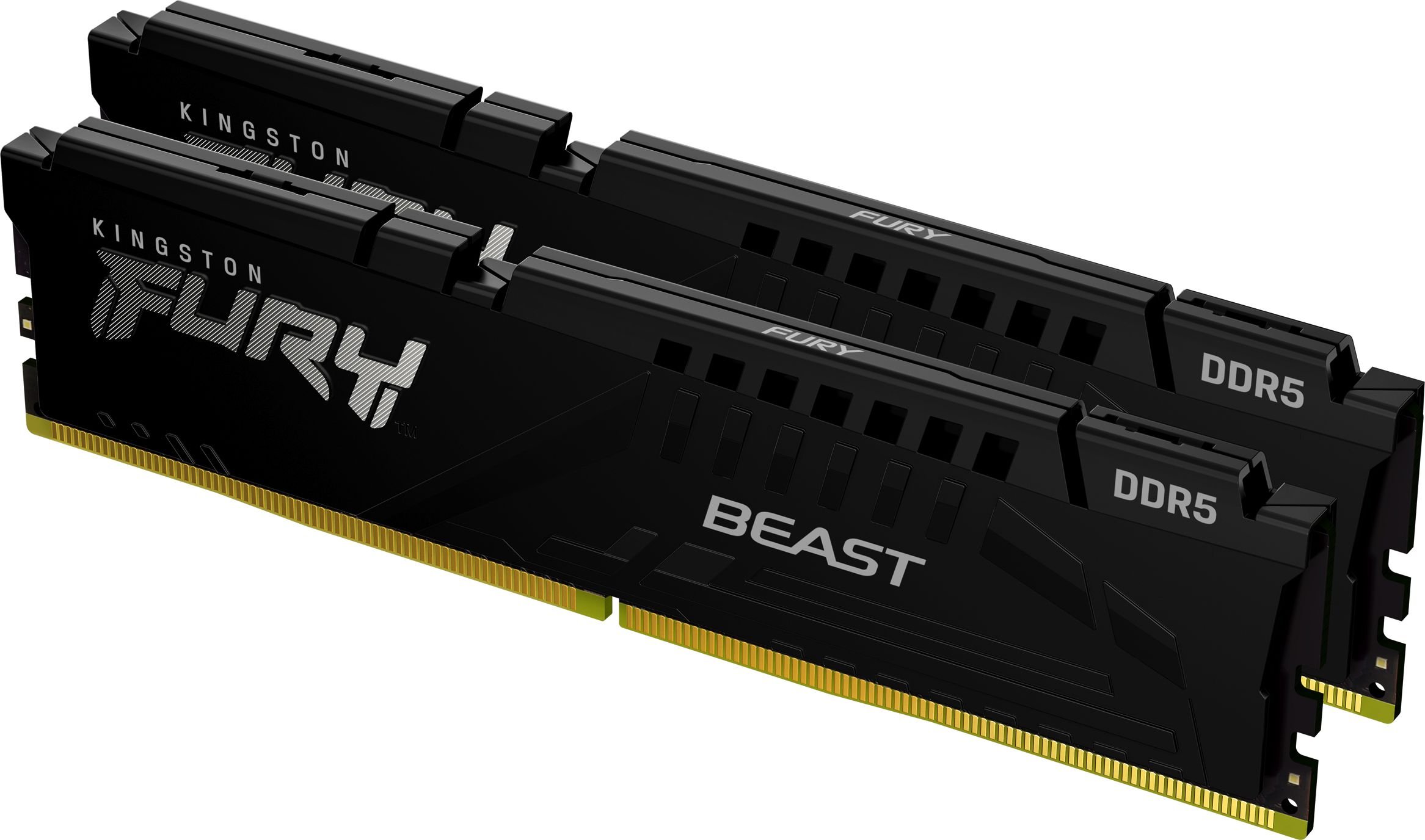 Memorie Kingston FURY Beast Black 64GB(2x32GB) DDR5 PC5-44800 5600MHz CL40 KF556C40BBK2-64