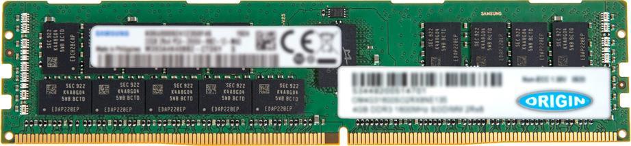 Memorie Origin Storage Origin Storage 16 GB DDR4 2666 MHz RDIMM 2Rx8 ECC 1,2 V Modul de memorie 1 x 16 GB Cod de corecție