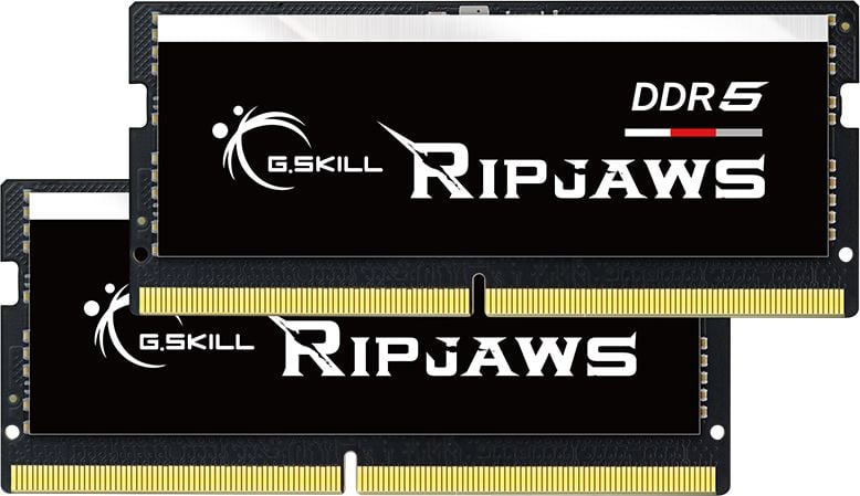 Memorie pentru laptop G.Skill Ripjaws, SODIMM, DDR5, 32GB, 4800MHz, CL34 (F5-4800S3434A16GX2-RS)