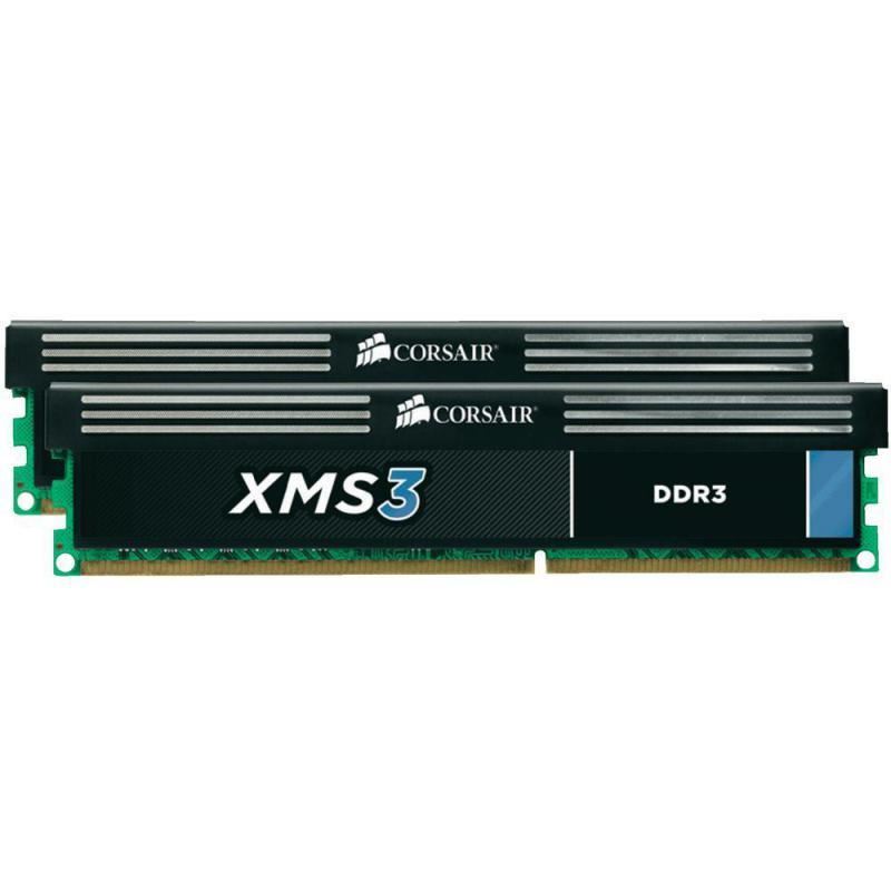 Memorie RAM Corsair XMS3, CMX8GX3M2A1333C9, Kit Dual Channel, 8GB (2 x 4GB), DDR3, 1333MHz
