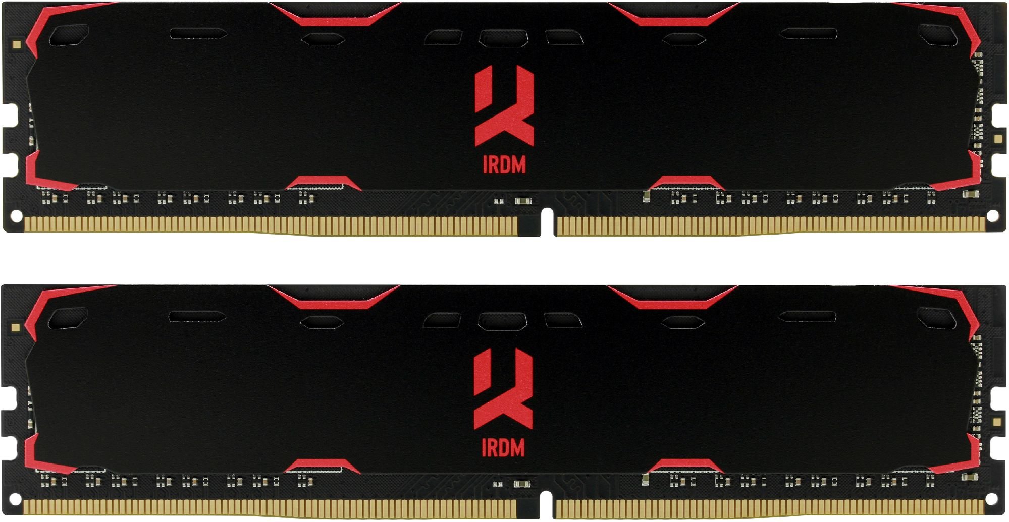 Memorie RAM Goodram IRDM Black, IR-2400D464L17S/8GDC, 8GB, DDR4, 2400MHz, CL17, Dual Channel Kit