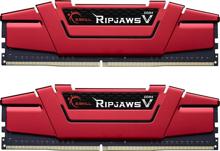 Memorie RAM G.skill Ripjaws V, F4-2400C17D-16GVR, DDR4, 16 GB, 2400MHz, CL17
