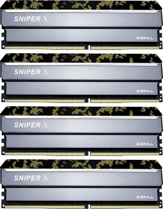 Memorie ram G.skill Sniper X (F4-3200C16Q-32GSXKB) , DDR4, 32 GB, 3200MHz, CL16